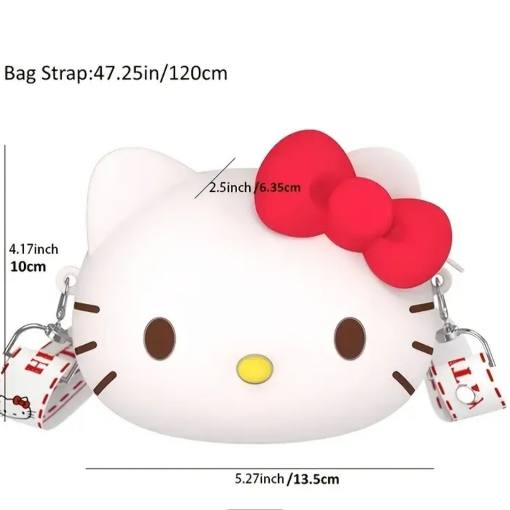 Hello Kitty Silicone Small Purse - Picture 3 of 3